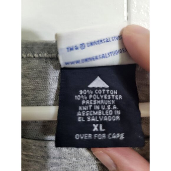 UNIVERSAL STUDIOS Women's XL Boxy Graphic T Shirt Souvenir Gray Purple SZ XL - Picture 5 of 8